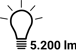 7. Lumen Output 5200Lm